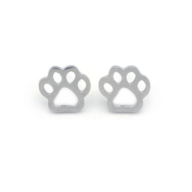 LILO Collections Paw Print Silhouette Studs