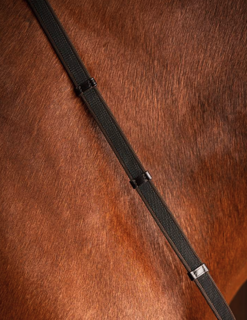 Lemieux Rubber Grip Continental Reins Fair Hill Saddlery