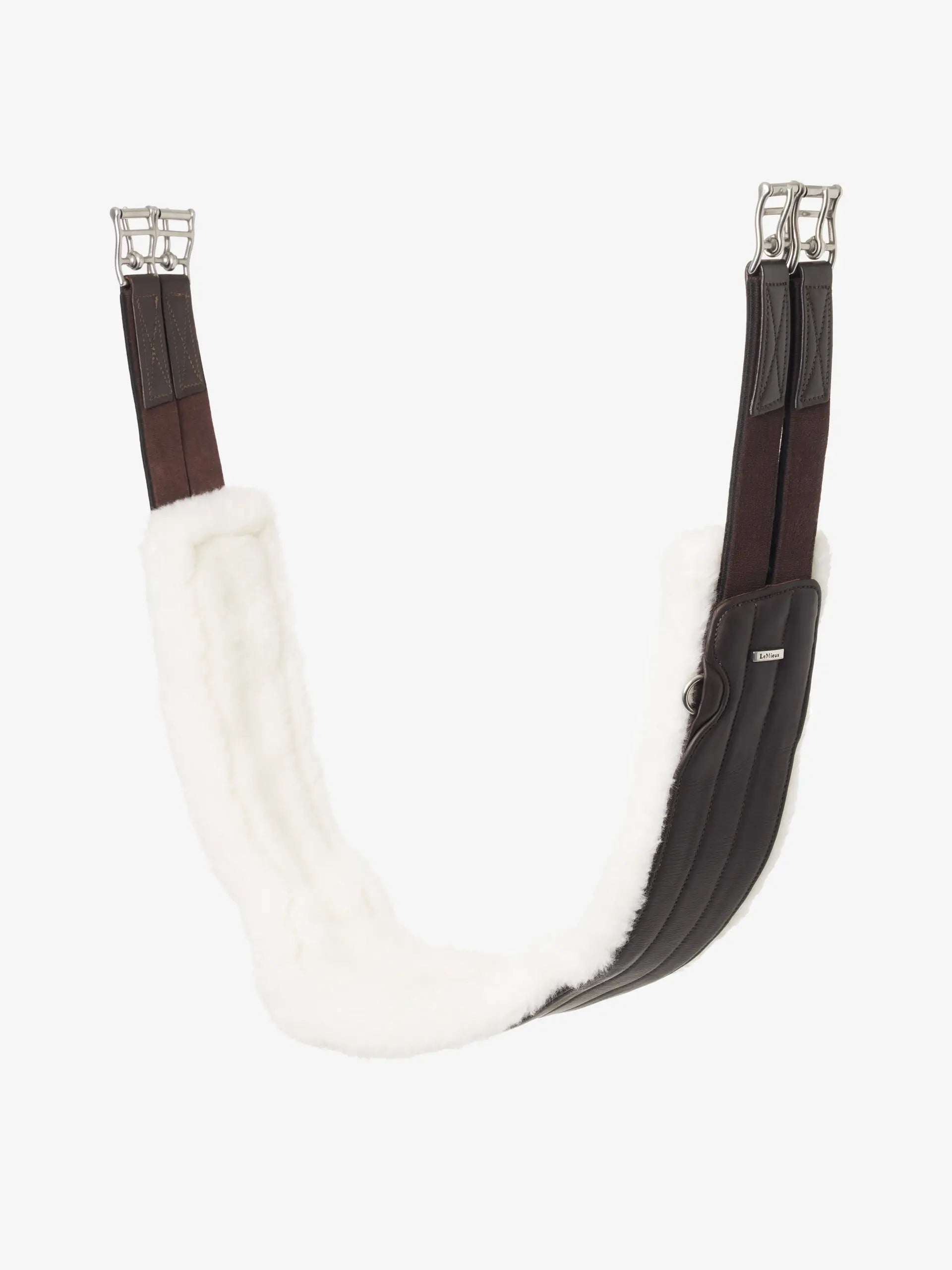 Lemieux Braided Reins Hunter Havana Silver