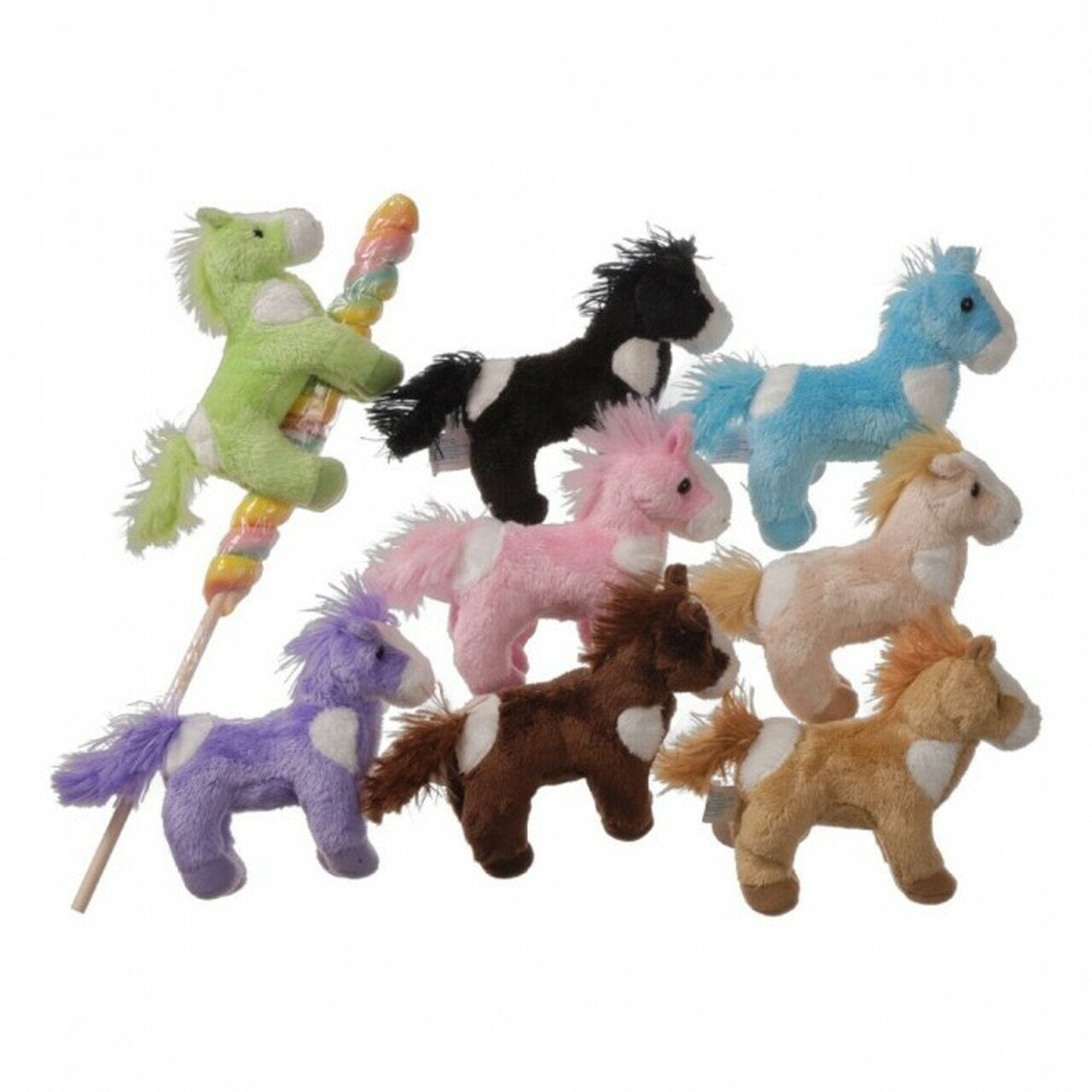 Plush Horse On Pop - Assorted Colors – Fair Hill Saddlery