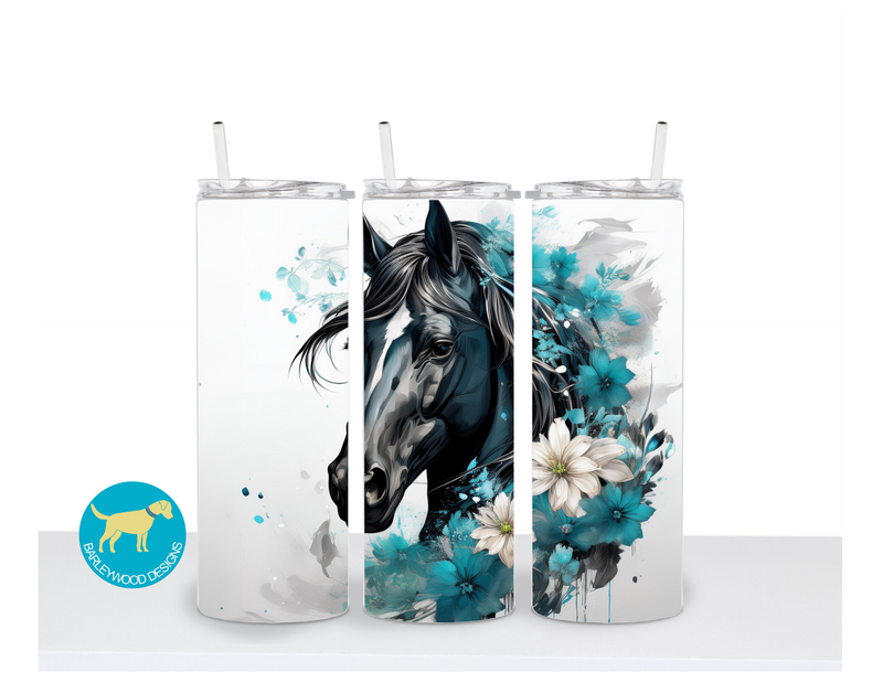 Barleywood Designs - Black Horse 20 oz. Tumbler