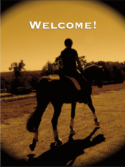 Horse Hollow Press - Horse Welcome Card: Welcome New Students Horses