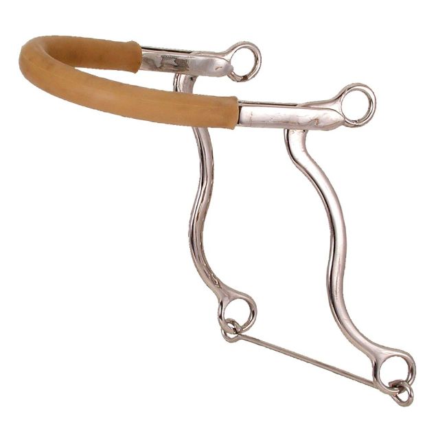 Tough 1 Pony Hackamore with Rubber Covered Bike Chain