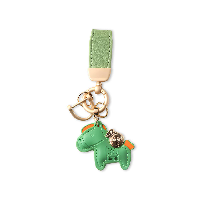 Toss Designs - Bag Charm/ Key Fob  Green Horse