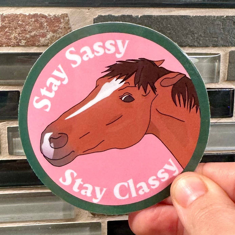 High Point Equestrian Equipment - Chestnut Mare Sticker