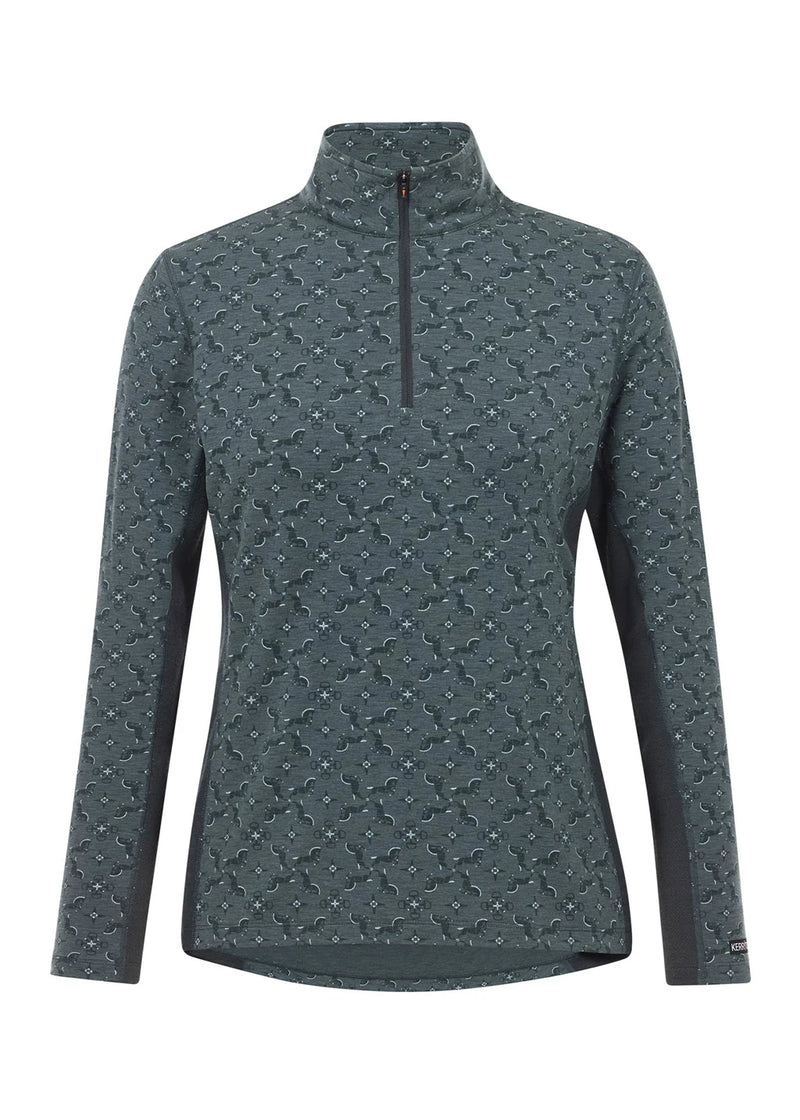 Kerrits Stable Temp Merino Wool Quarter Zip Top
