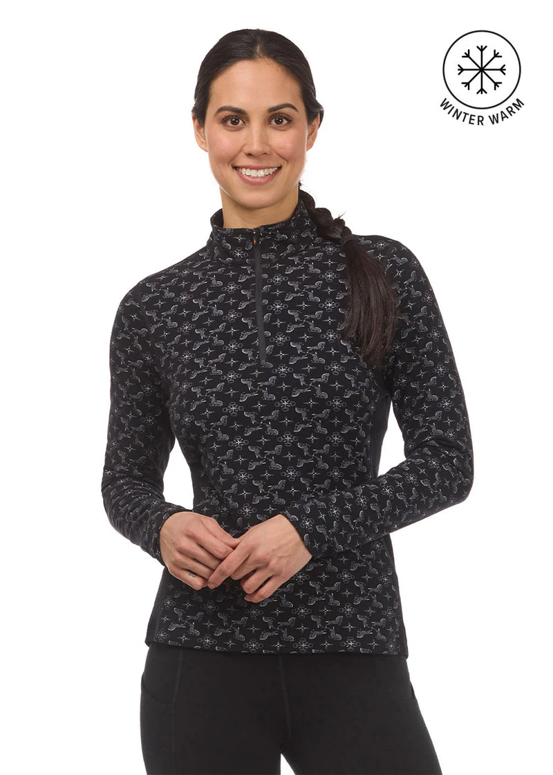 Kerrits Stable Temp Merino Wool Quarter Zip Top