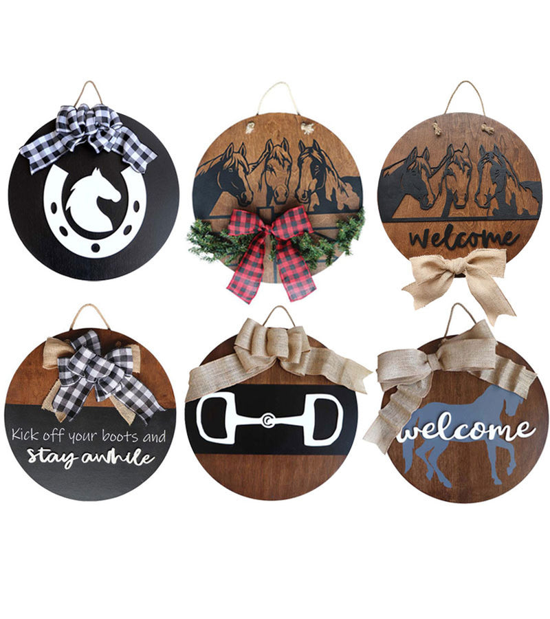 Wood Door Hanging Decoration