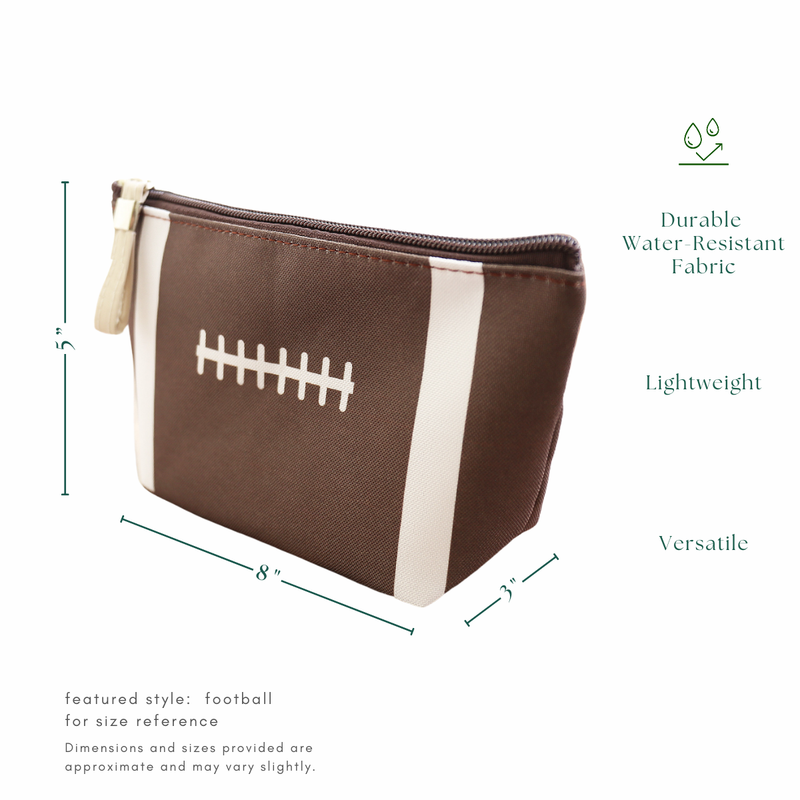 Mini Momo - MakeUp Cosmetic Pouch Bag - Cute Toiletry Case - Equestrian