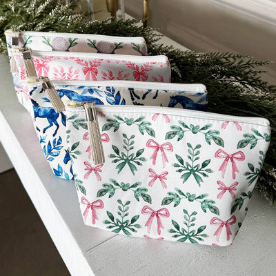 Mini Momo - MakeUp Cosmetic Pouch Bag - Cute Toiletry Case - Equestrian