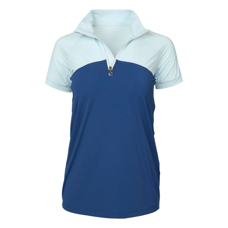 Dapplebay Lady 1/4 Zip Riding Top - Short Sleeve