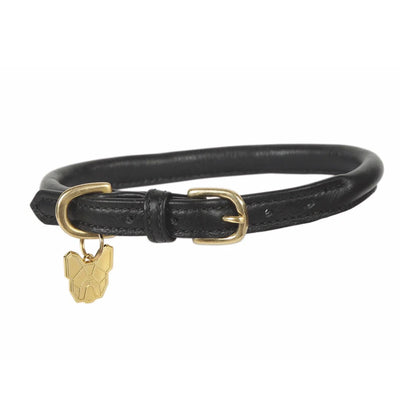 Digby & Fox Rolled Leather Dog Collar**