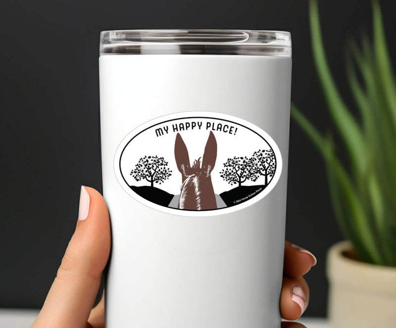 My Happy Place Sticker - Mule Ears – Fair Hill Saddlery