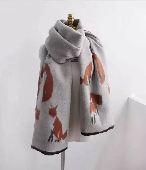 Westrian International - Tallyho Mr Fox Soft Winter Scarf Shawl