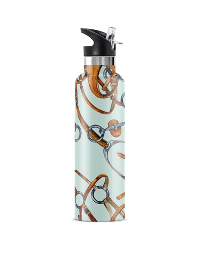 My Bougie Bottle - EQUESTRI II | 25 oz Insulated Water Bottle Flip 'n' Sip Lid