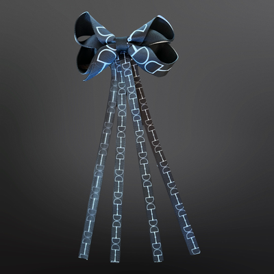 Westrian International - Equestrian Blue Ribbon Snaffle Bit Hair Bow Clip