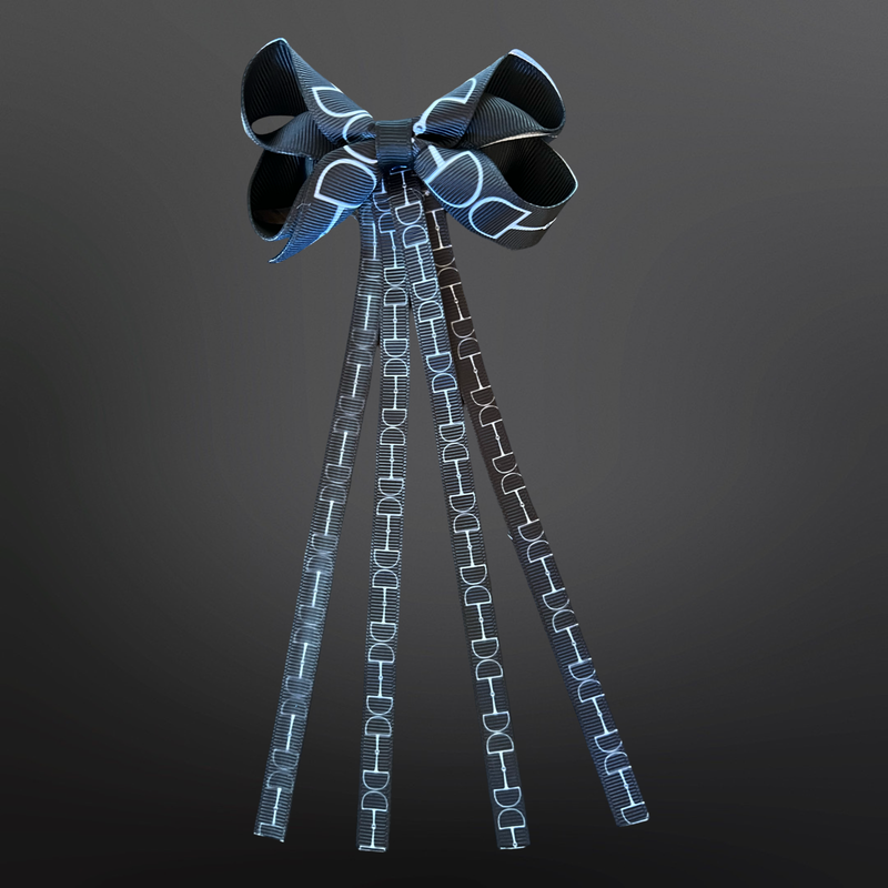 Westrian International - Equestrian Blue Ribbon Snaffle Bit Hair Bow Clip