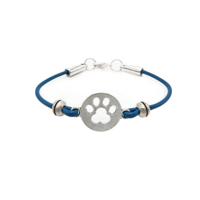 LILO Collections Skinny Paw Cutout Disc Bracelet