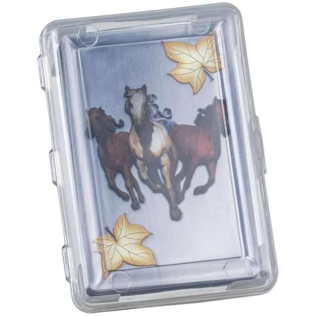 Tough 1 Transparent Horse Playing Cards