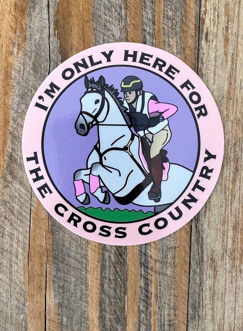 High Point Equestrian Equipment - Cross Country Jumping Sticker