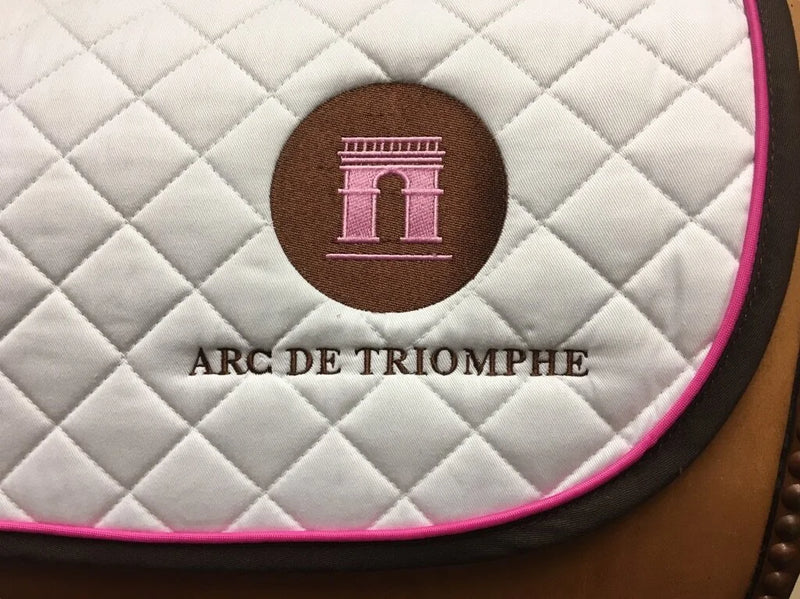 Arc de Triomphe® Embroidered Saddle Pad