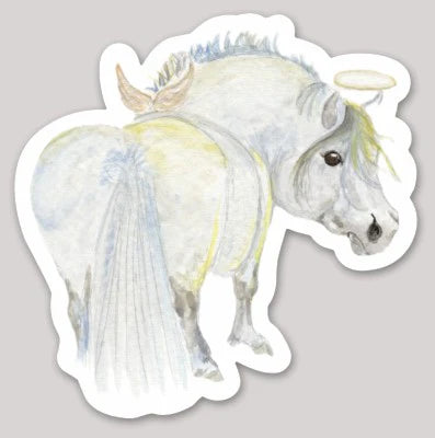 SonaEquestrian Adorable Chubby Ponies 3" Vinyl Stickers