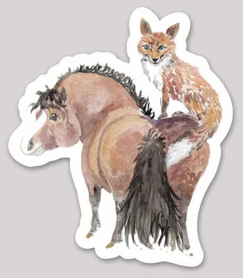 SonaEquestrian Adorable Chubby Ponies 3" Vinyl Stickers