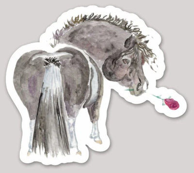 SonaEquestrian Adorable Chubby Ponies 3" Vinyl Stickers