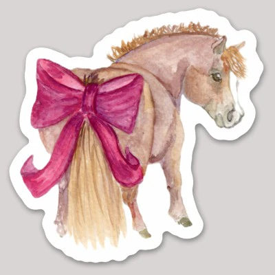 SonaEquestrian Adorable Chubby Ponies 3" Vinyl Stickers