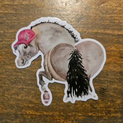 SonaEquestrian Adorable Chubby Ponies 3" Vinyl Stickers