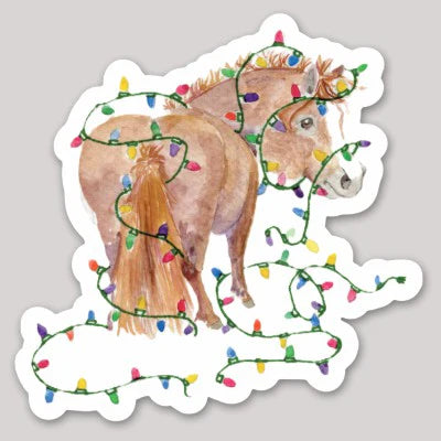 SonaEquestrian Adorable Chubby Ponies 3" Vinyl Stickers