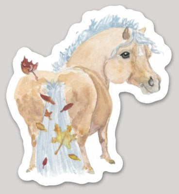 SonaEquestrian Adorable Chubby Ponies 3" Vinyl Stickers