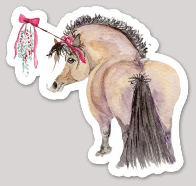 SonaEquestrian Adorable Chubby Ponies 3" Vinyl Stickers