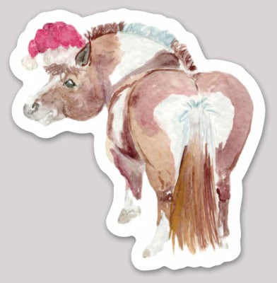 SonaEquestrian Adorable Chubby Ponies 3" Vinyl Stickers