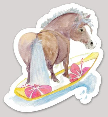 SonaEquestrian Adorable Chubby Ponies 3" Vinyl Stickers