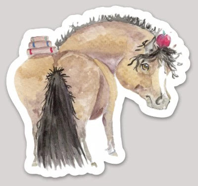 SonaEquestrian Adorable Chubby Ponies 3" Vinyl Stickers