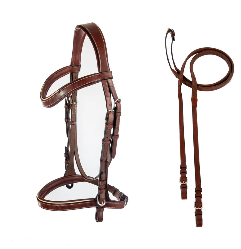 Arc de Triomphe® Classique Anatomical Bridle with Reins