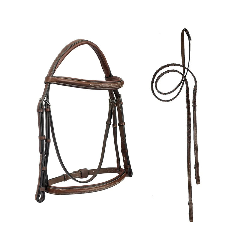 Arc de Triomphe® Imperial Bridle w/ Laced Fancy Reins