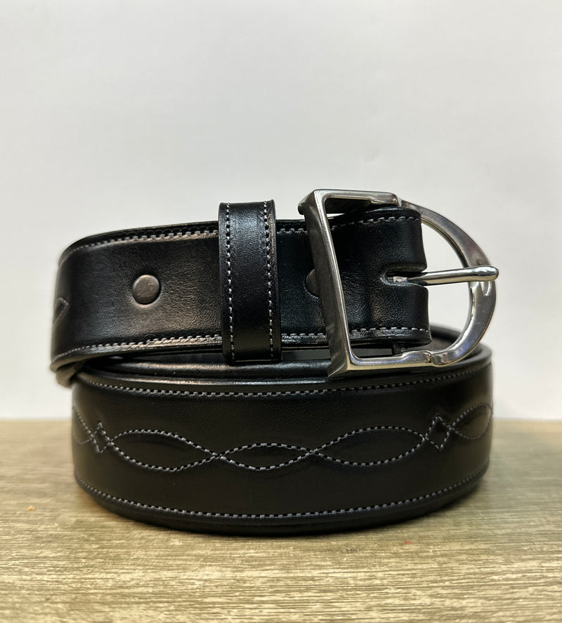 Tory Padded Continuous Fancy Stitch Belt
