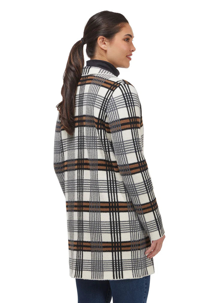 EQL Plaid Sweater Jacket FW24