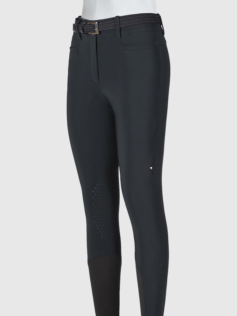 Equiline ERNAEK-S Women’s High-Waist Knee Grip Breeches in Summer Weight B-Move