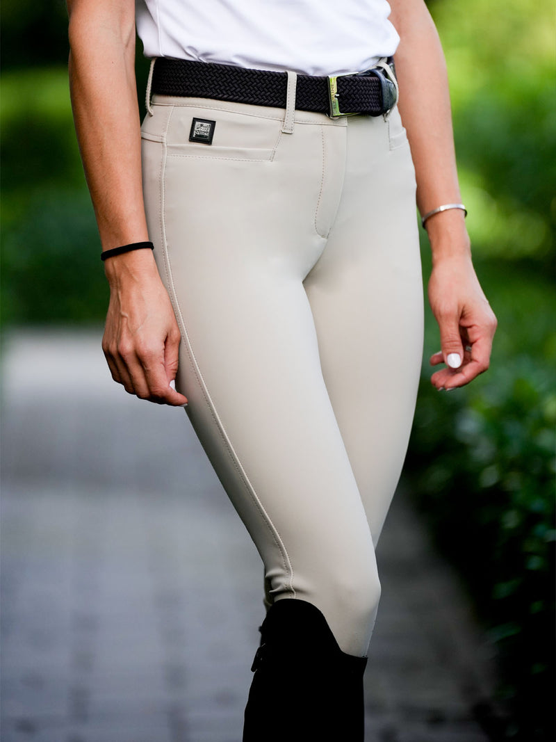 Equiline ERNAEK-S Women’s High-Waist Knee Grip Breeches in Summer Weight B-Move