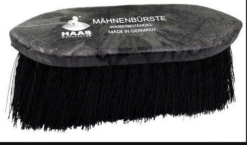 Haas Mahnenburste Mane Brush Black