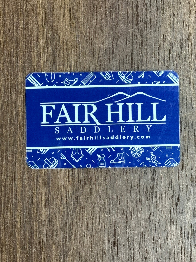 Fair Hill Saddlery Gift Card