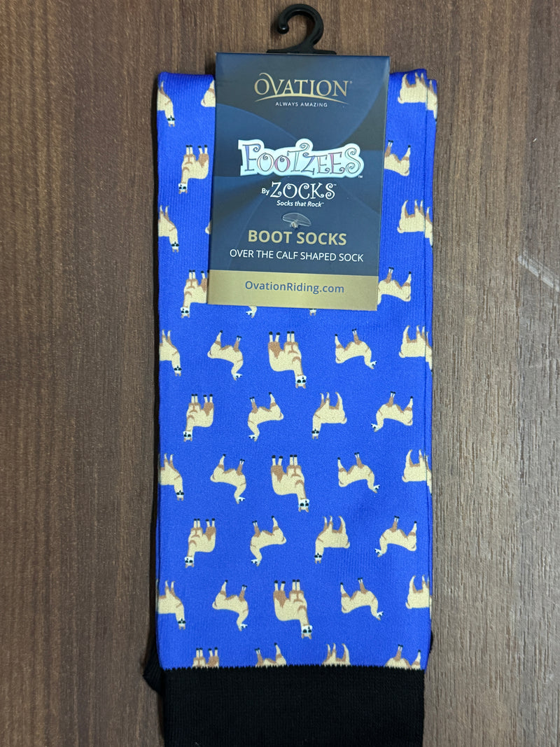Ovation Adult Footzees Print Boot Socks SS25