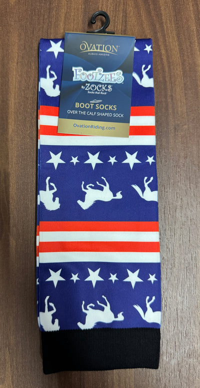 Ovation Adult Footzees Print Boot Socks SS25