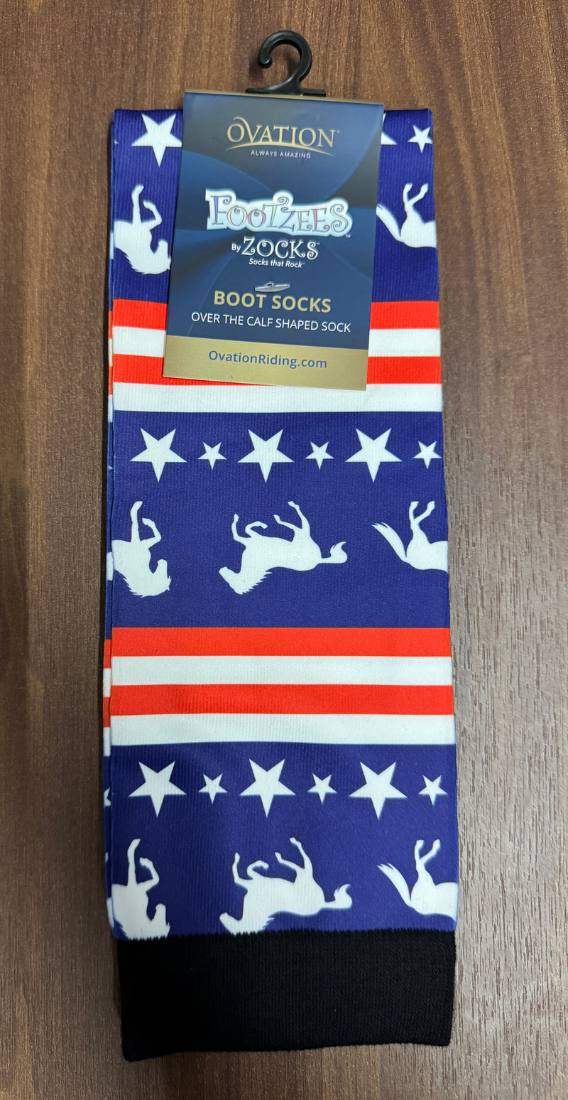 Ovation Adult Footzees Print Boot Socks SS25