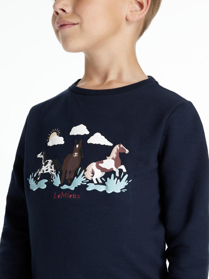 LeMieux Mini Poppy Long Sleeve Top FW25