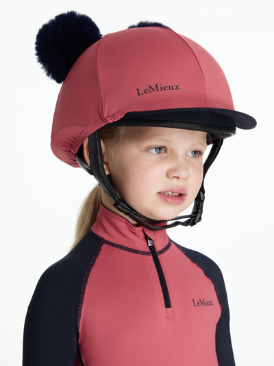 LeMieux Mini Double Pom Hat Silk FW25
