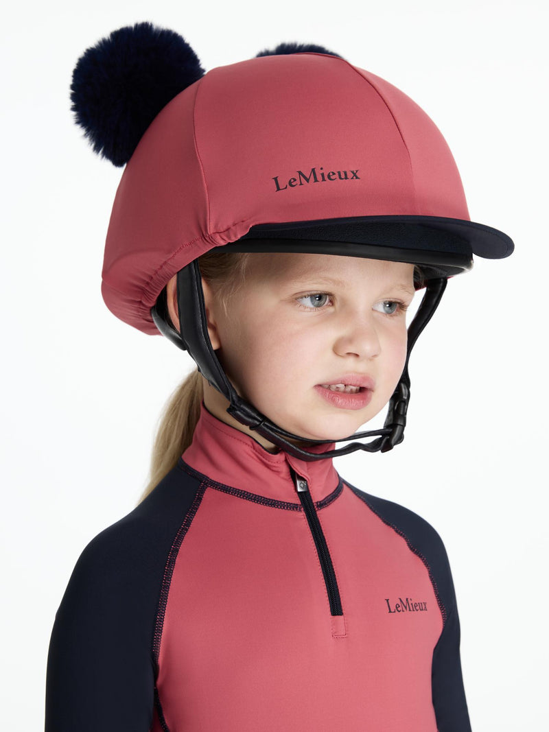 LeMieux Mini Double Pom Hat Silk FW25